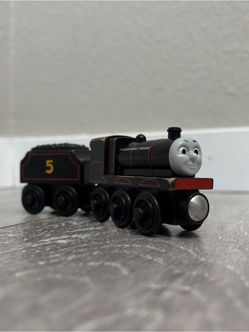 Introducing James (with Black Paint) - Thomas & Friends Wooden Railway